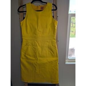 Tory Burch Yellow Fitted Dress - Size 6